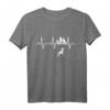 Klettern Bergsteigen Herzschlag Berge T-Shirt – Stylisches Outfit für Kletterer, Bergsteiger & Freeclimber