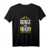 Berge und Bier T-Shirt – Perfektes Geschenk für Wanderer, Bergsteiger und Bierliebhaber für Männer, Frauen & Kinder