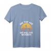 Damen Wandert-Shirt mit V-Ausschnitt - Lustiger Spruch 'Die Tut Nix Die Will Nur Wandern' für Bergsteigerinnen & Wandererinnen