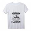 Damen Bergsteiger T-Shirt mit V-Ausschnitt - Ich werde nicht aufgeben, aber ich werde Fluchen Bergsteiger Motiv für Wandern, Klettern & Bergsteigen