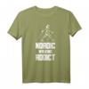 Nordic Walking Stöcke Wandern Bergsteigen Spruch T-Shirt – Perfekt für Natur- und Outdoor-Fans, Bergsteiger und Wanderfreunde
