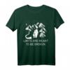 Bergsteiger Wanderer T-Shirt für Outdoor-Fans - Geschenk für Wanderfreunde und Bergsteiger mit Motiv 'Limits are meant to be broken'