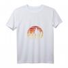 Damen Harz EKG Wandern T-Shirt mit V-Ausschnitt – Geschenk für Wanderer & Bergsteiger, Brocken-Liebhaber & Naturliebhaber im Harz