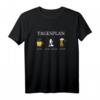 Tagesplan Kaffee Wandern Bier Trinken Bergsteiger T-Shirt – Lustiges Outdoort-Shirt für Wanderer, Kletterer & Naturabenteurer als Geschenk