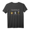 Tagesplan Kaffee Wandern Bier Trinken Bergsteiger T-Shirt – Lustiges Outdoort-Shirt für Wanderer, Kletterer & Naturabenteurer als Geschenk