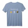 Tagesplan Kaffee Wandern Bier Trinken Bergsteiger T-Shirt – Lustiges Outdoort-Shirt für Wanderer, Kletterer & Naturabenteurer als Geschenk