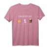 Tagesplan Kaffee Wandern Bier Trinken Bergsteiger T-Shirt – Lustiges Outdoort-Shirt für Wanderer, Kletterer & Naturabenteurer als Geschenk