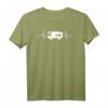 Herzschlag Camping T-Shirt – Perfektes Geschenk für Camper, Wanderer & Naturliebhaber zu Weihnachten, Vatertag & Geburtstag