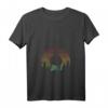 Damen Vintage Steinbock - Bergsteiger & Bergliebhaber T-Shirt mit V-Ausschnitt für Wandern, Klettern & Alpenurlaub