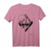 Berg Bergsteigen Natur Klettern Sonnenuntergang T-Shirt - Perfekt für Wanderer, Kletterer & Naturliebhaber
