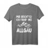 MIR REICHT‘S ICH FAHR‘ INS ALLGÄU Bergwandern Langarmshirt – Perfekt für Bergliebhaber, Naturfreunde & Allgäu-Urlauber