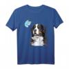 Berner Sennenhund Schmetterling T-Shirt – Süßes Hundemotiv für Hundeliebhaber, Damen & Herren, Perfektes Geschenk für Berner Sennenhund Fans