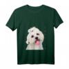 Damen Bichon Malteser Shirt Hund Mama Papa Welpe - Süßes Bichon Frisé T-Shirt für Weihnachten, Hundeliebhaber & Bichon Fans