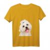 Damen Bichon Malteser Shirt Hund Mama Papa Welpe - Süßes Bichon Frisé T-Shirt für Weihnachten, Hundeliebhaber & Bichon Fans
