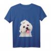 Damen Bichon Malteser Shirt Hund Mama Papa Welpe - Süßes Bichon Frisé T-Shirt für Weihnachten, Hundeliebhaber & Bichon Fans