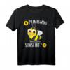 Bienen Honig Imker - Lustiges Optimismus umgedreht Sumsi mit Po T-Shirt für Bienen- und Honigliebhaber, Imker & Naturfreunde