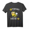 Bienen Honig Imker - Lustiges Optimismus umgedreht Sumsi mit Po T-Shirt für Bienen- und Honigliebhaber, Imker & Naturfreunde