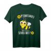 Bienen Honig Imker - Lustiges Optimismus umgedreht Sumsi mit Po T-Shirt für Bienen- und Honigliebhaber, Imker & Naturfreunde