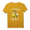 Bienen Honig Imker - Lustiges Optimismus umgedreht Sumsi mit Po T-Shirt für Bienen- und Honigliebhaber, Imker & Naturfreunde