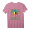 Kinder Schulanfang 2021 Mädchen Shirt mit Biene in Pink, Rosa und Gelb – Perfektes Geschenk für den Schulstart, Kindergartenabschied und Erinnerungen