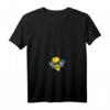 Damen Optimismus Heißt Umgedreht HapKoala T-Shirt mit V-Ausschnitt – Lustiges Bienen- und Imker Motiv für Honigliebhaber