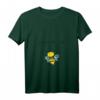 Damen Optimismus Heißt Umgedreht HapKoala T-Shirt mit V-Ausschnitt – Lustiges Bienen- und Imker Motiv für Honigliebhaber