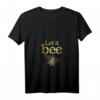 Damen Let it Bee Vintage Gelb Bienen Imker T-Shirt mit V-Ausschnitt – Perfekt als Geschenk für Imkerinnen, Bienenfreunde und Naturliebhaber