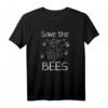 Rette die Bienen, rette die Welt T-Shirt – Umweltbewusstes Motiv für Naturschützer & Umwelthelfer