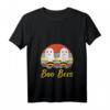 Damen Vintage Boo Bienen Halloween – Lustiges Vintage Bienen Kostüm mit V-Ausschnitt für Halloween-Partys