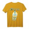 Kawaii Boba Bee Bubble Tea Milk T-Shirt - Niedliches Ästhetisches Bubble Tea Outfit im Harajuku, Vaporwave und Soft-Grunge Stil für Boba- und Bubble Tea Liebhaber