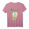 Kawaii Boba Bee Bubble Tea Milk T-Shirt - Niedliches Ästhetisches Bubble Tea Outfit im Harajuku, Vaporwave und Soft-Grunge Stil für Boba- und Bubble Tea Liebhaber