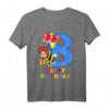 Kinder 8 Jahre Geburtstag T-Shirt mit Biene - Süßes Geschenk für Jungen und Mädchen
