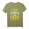 Bienenzüchter & Imker T-Shirt mit lustigem Spruch - Spontan über Bienen reden Design für Hobby-Imker & Bienenliebhaber