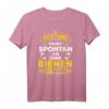 Bienenzüchter & Imker T-Shirt mit lustigem Spruch - Spontan über Bienen reden Design für Hobby-Imker & Bienenliebhaber