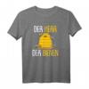 Herr Der Bienen Biene Honig Zubehör T-Shirt – Lustiges Imkerei Motiv, ideales Geschenk zum Geburtstag und Weihnachten für Imker