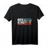 Damen BEE KIND Retro Imker T-Shirt - Witziges Bienen Wortspiel für Honigliebhaber und Imker, perfektes Geschenk zu Weihnachten, Vatertag & Geburtstag