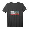 Damen BEE KIND Retro Imker T-Shirt - Witziges Bienen Wortspiel für Honigliebhaber und Imker, perfektes Geschenk zu Weihnachten, Vatertag & Geburtstag