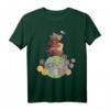 Niedliches Mosaikbär T-Shirt mit Honigfass und Biene – Kunstliebhaber Geschenk inspiriert von polnischem Wandbild
