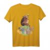 Niedliches Mosaikbär T-Shirt mit Honigfass und Biene – Kunstliebhaber Geschenk inspiriert von polnischem Wandbild