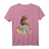 Niedliches Mosaikbär T-Shirt mit Honigfass und Biene – Kunstliebhaber Geschenk inspiriert von polnischem Wandbild