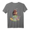 Niedliches Mosaikbär T-Shirt mit Honigfass und Biene – Kunstliebhaber Geschenk inspiriert von polnischem Wandbild