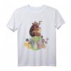 Niedliches Mosaikbär T-Shirt mit Honigfass und Biene – Kunstliebhaber Geschenk inspiriert von polnischem Wandbild