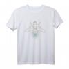 Biene geometrische Blumen des Lebens Yoga T-Shirt – Für gute Stimmung, Naturschutz & positive Energie