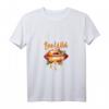 Damen Sommer Outfit mit Biene, Wild Honey Kiss Lippen - Süßes Honig- und Bienenmotiv T-Shirt für Bienenliebhaber & Naturfreunde