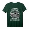 Lustiges Biker Papa T-Shirt zum HapKoala - Coole Geschenkidee für Vatertag & Geburtstag für Motorradfahrer Vater