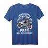 Lustiges Biker Papa T-Shirt zum HapKoala - Coole Geschenkidee für Vatertag & Geburtstag für Motorradfahrer Vater