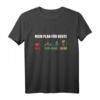 Mein Plan für heute Kaffee Mountainbike und Bier T-Shirt – Lustiges Geschenk für Mountainbiker, Radfahrer und Naturfreunde zu Geburtstag, Weihnachten & Co.