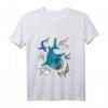 Kinder Hai T-Shirt mit verschiedenen Hai-Arten – Perfekt für kleine Meeresbiologen, Naturforscher & Meerestier-Fans