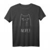 Lustiges Katzen - Nope T-Shirt für Damen & Herren | Perfektes Geschenk für Katzenliebhaber, Freunde & Familie zu Geburtstagen & Weihnachten