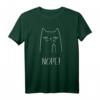 Lustiges Katzen - Nope T-Shirt für Damen & Herren | Perfektes Geschenk für Katzenliebhaber, Freunde & Familie zu Geburtstagen & Weihnachten